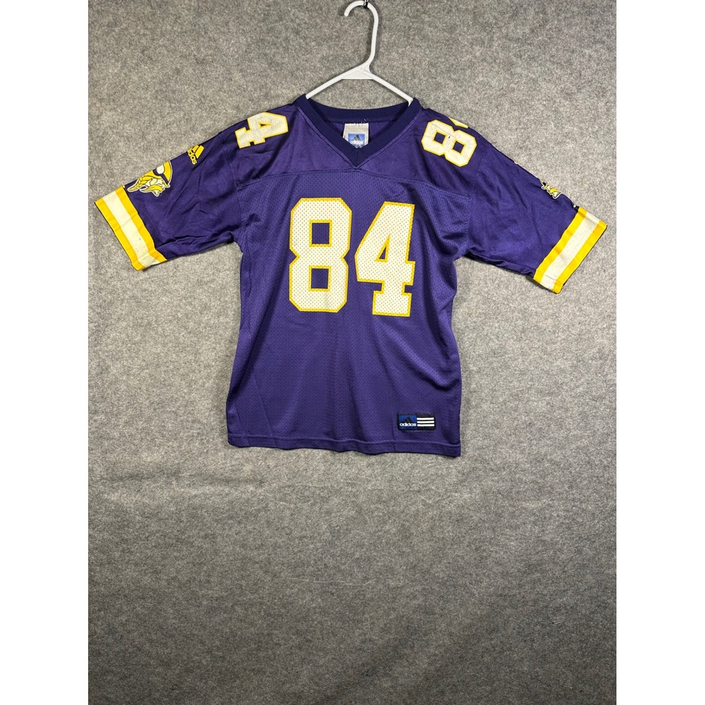 Adidas Minnesota Vikings Randy Moss 84 Youth Jersey Purple Size‎ 10/12 Vintage